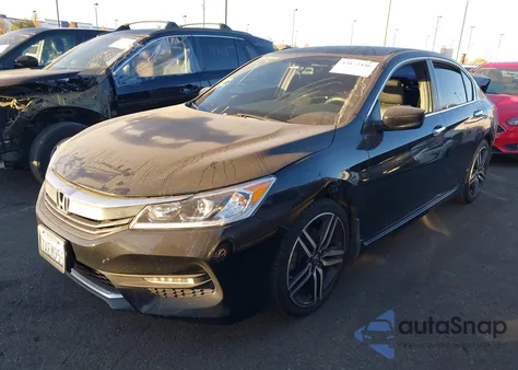 2017 Honda Accord Sport Se из США, поврежденный, VIN 1HGCR2F1XHA111371